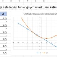 Prezentacja zależności funkcyjnych w arkuszu kalkulacyjnym