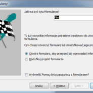 Przygotowanie formularzy i wprowadzanie danych